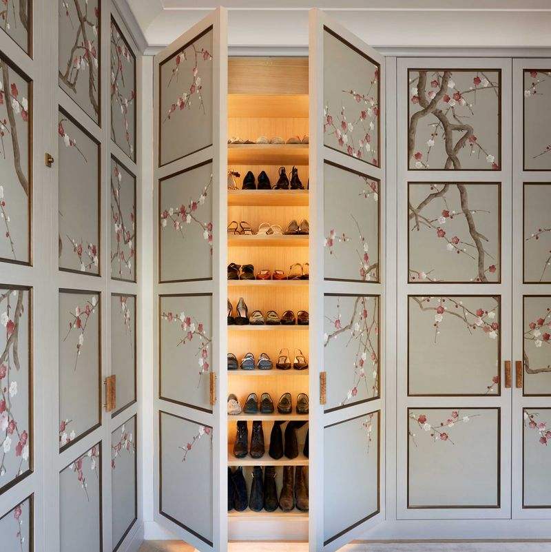 On closet doors