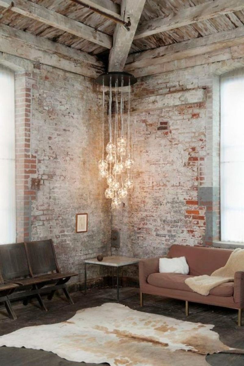 Whitewashed Brick