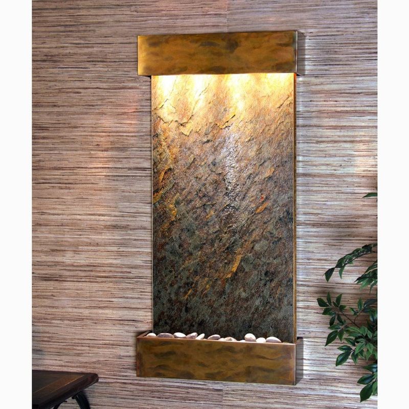 Polished Sculptural Wall-Mounted Fountains