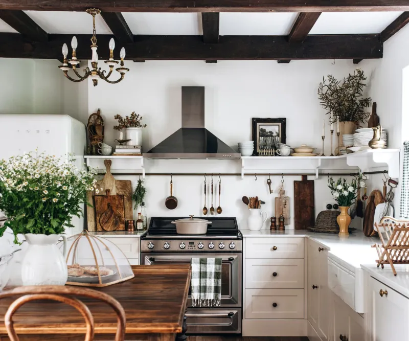 Exposed Wooden Beams