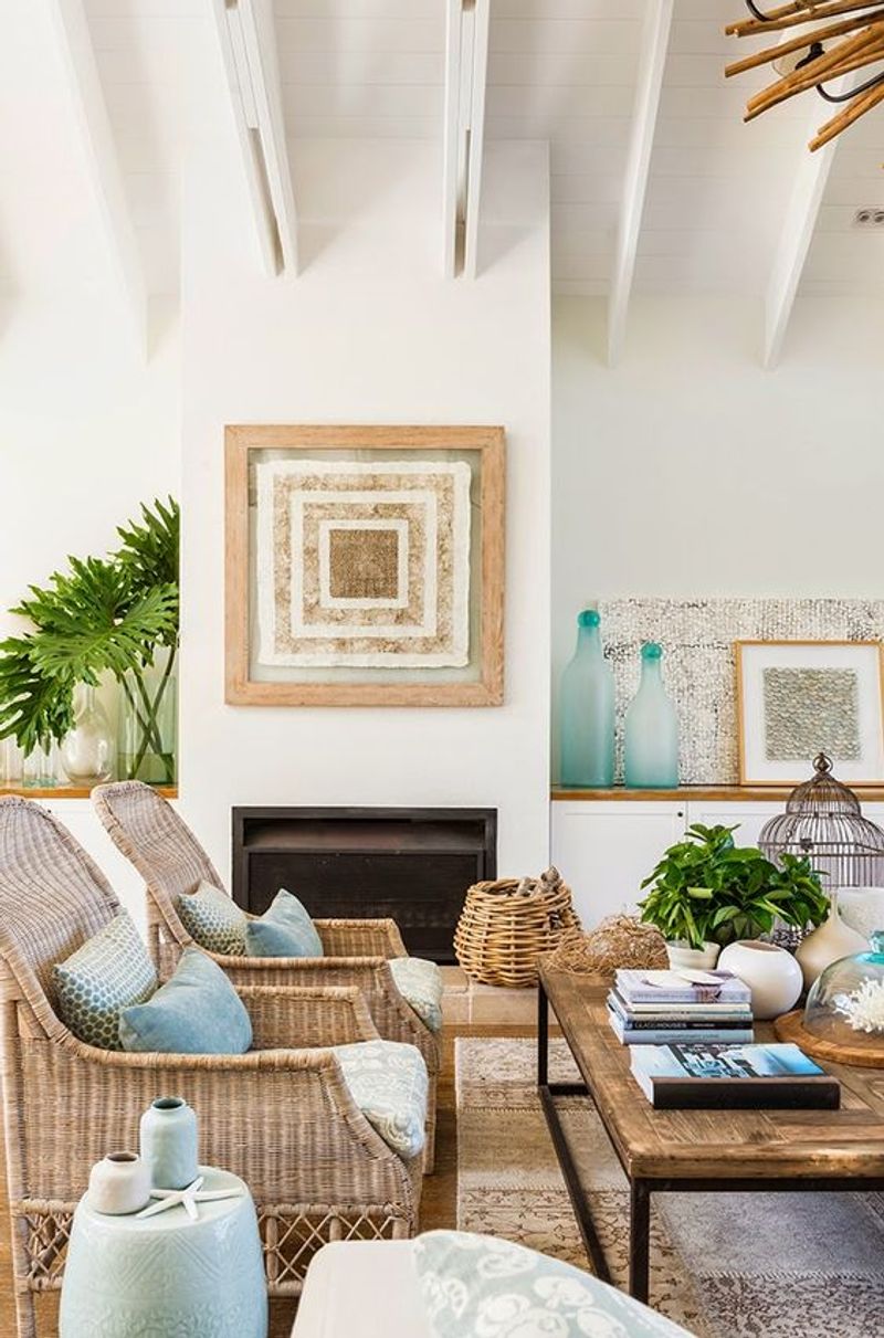 Woven Baskets Add Textural Contrast