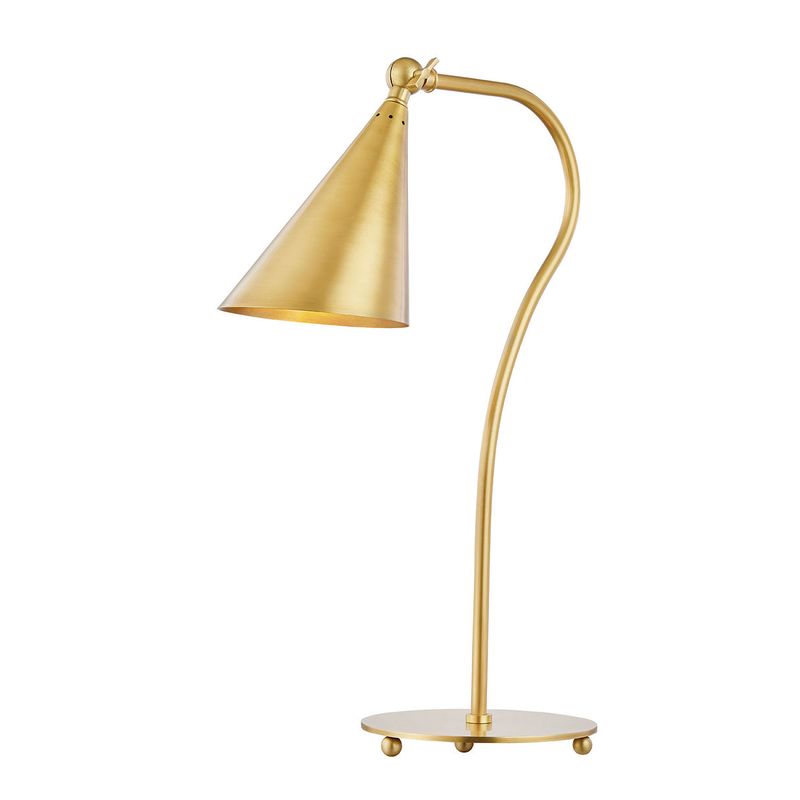 Brass gooseneck lamps