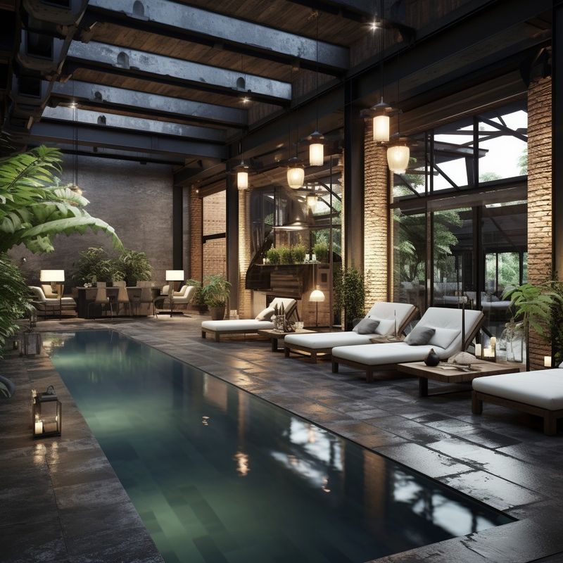 Industrial Loft Pool