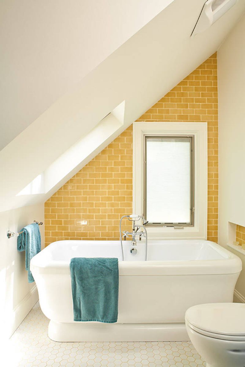 Mustard Accent Wall