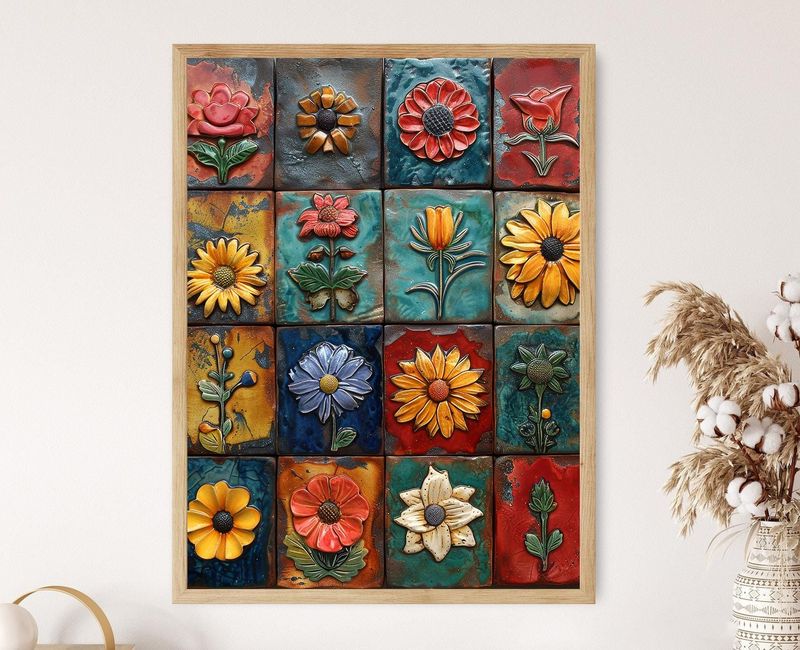 Hand-Painted Floral Motifs