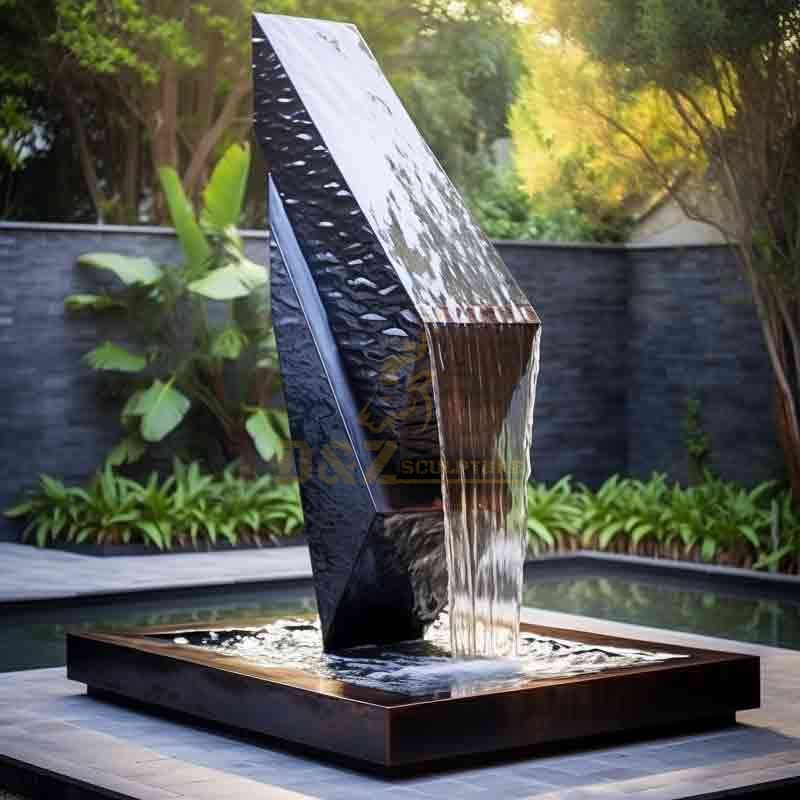 Add A Water Feature With Geometric Design