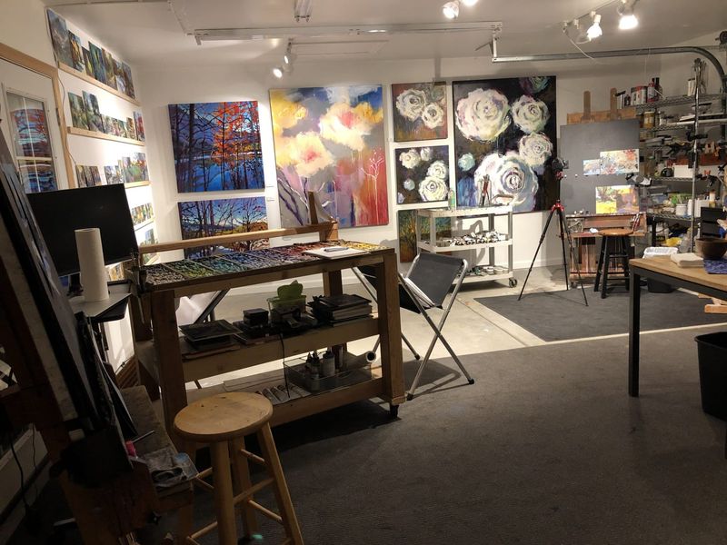 Artist's Studio Bathed In Northern Light