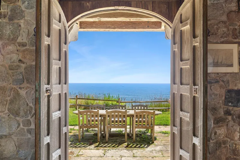 Patio Entrance With Ocean View