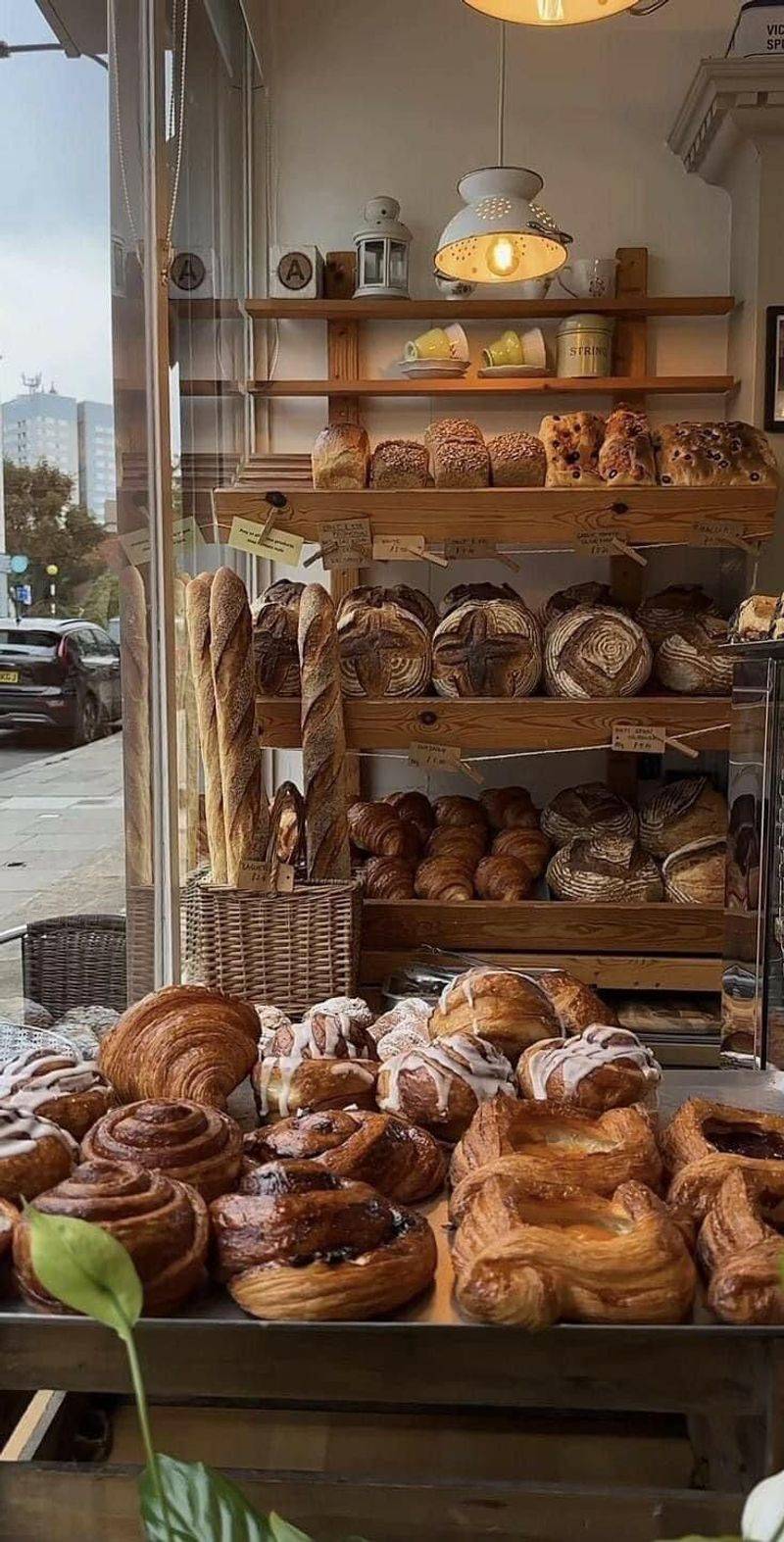Freshly Baked Pastries on Display