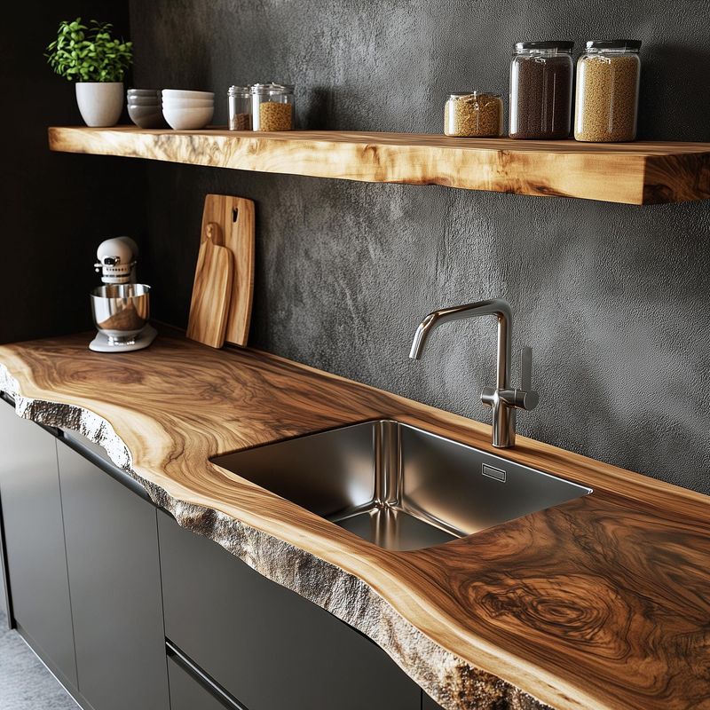 Live-Edge Wood Details