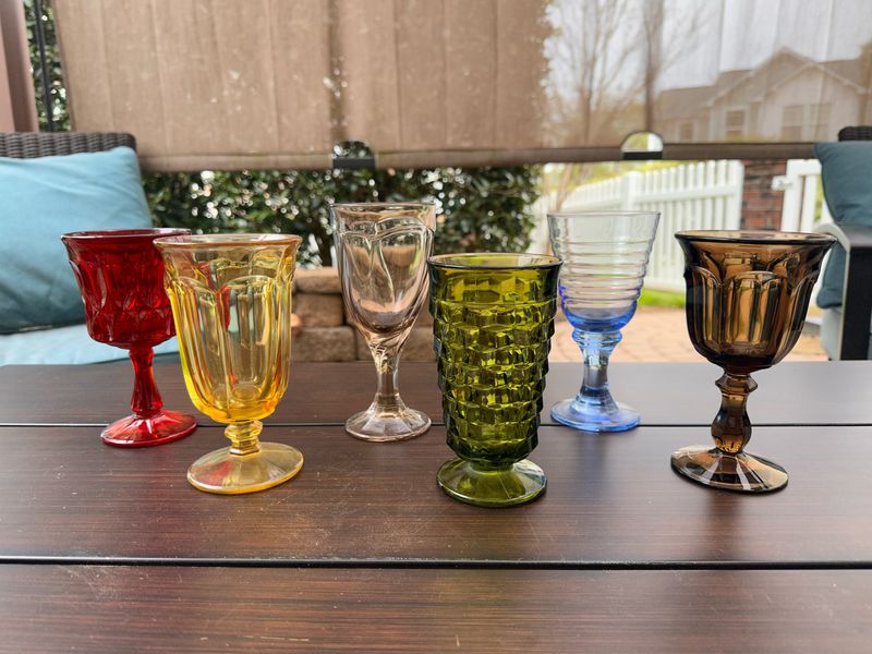 Vintage mugs and glassware collections