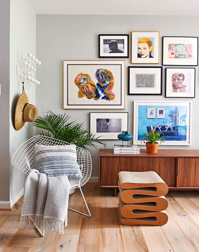 Incorporate different art sizes for balance