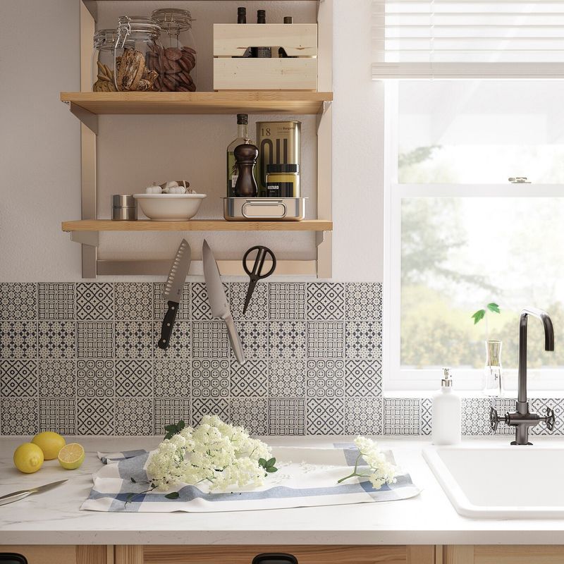 Magnetic Knife Rack Combo Shelf