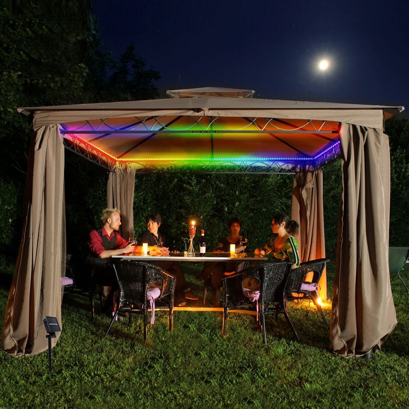 Solar Panel LED Strip Installation