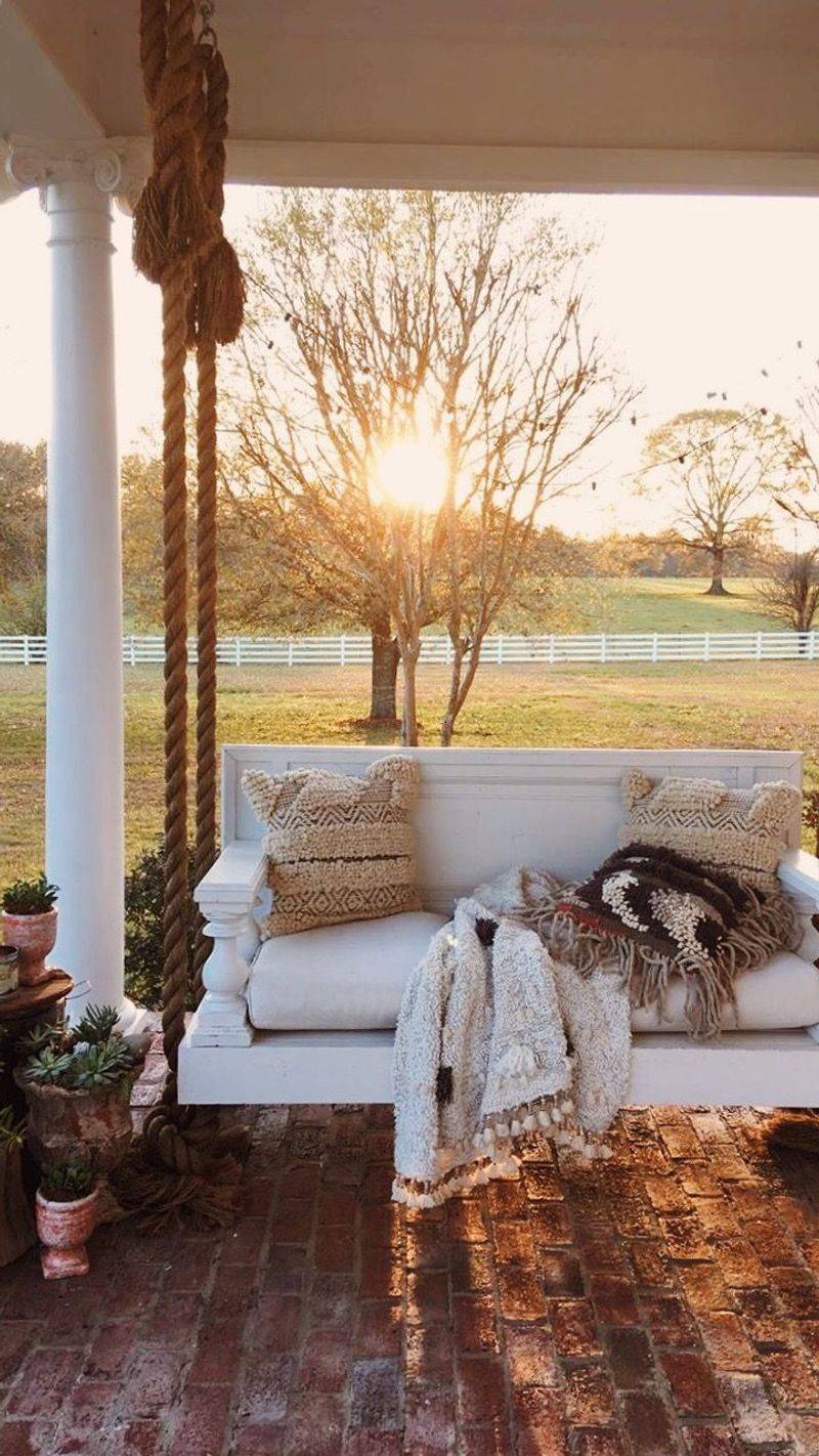 Porch Swing Reading Corner