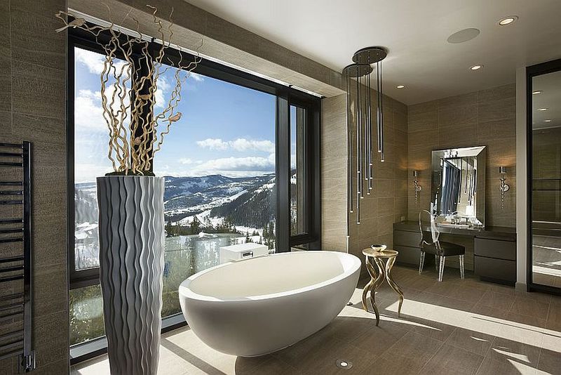 Floor-to-Ceiling Shower Windows