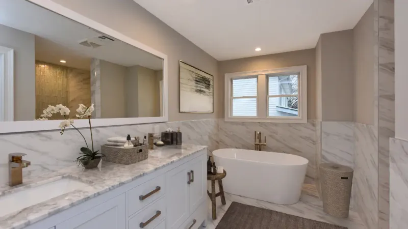 Style Bathroom Counters Like Hotels