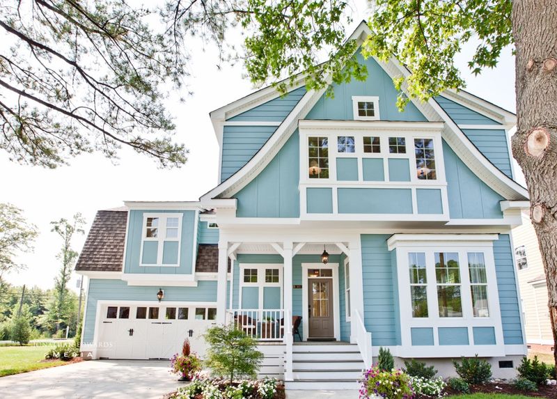 Slate Blue (When Paired with Tan Siding)