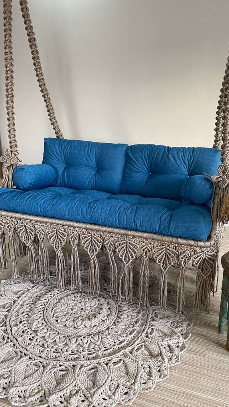 Macrame Hanging Couch Swings