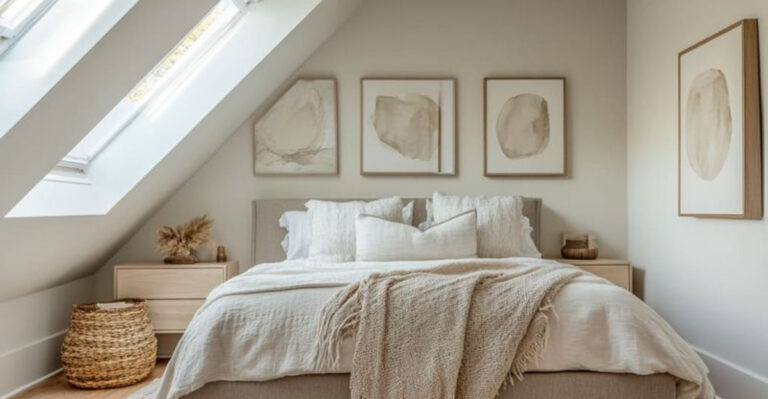 How To Decorate A Bedroom With Slanted Walls To Make The Coziest Space Ever