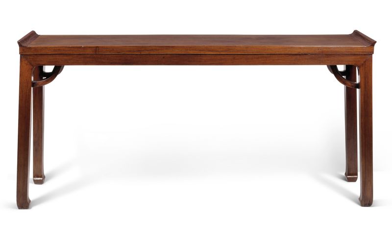 Huanghuali Plank-Top Pedestal Table