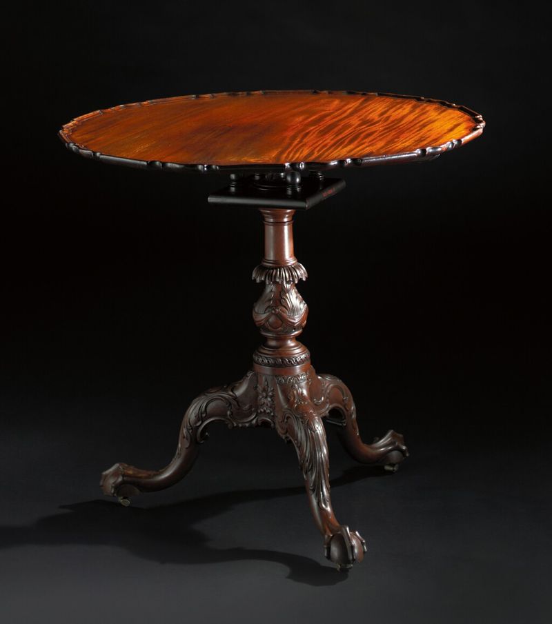Fisher-Fox Chippendale Tea Table