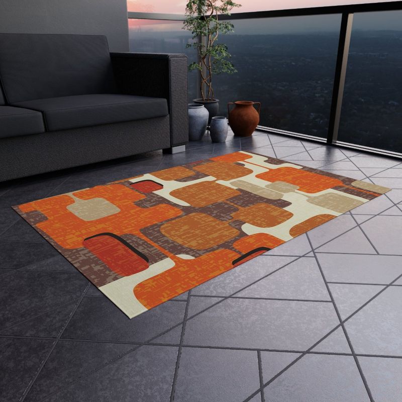 Lay Down Shag Outdoor Rugs