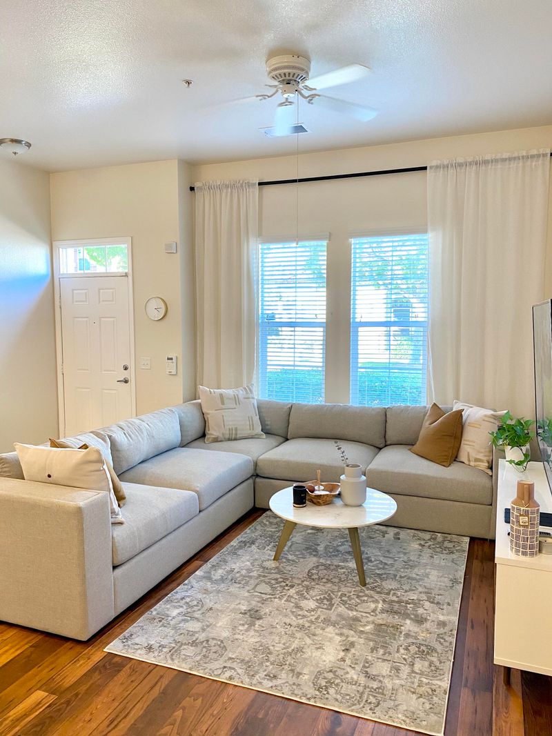 Undersized Area Rugs Floating Like Islands