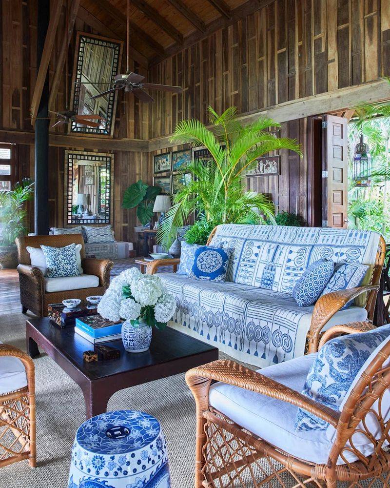 Rattan And Batik For Tropical Vibes