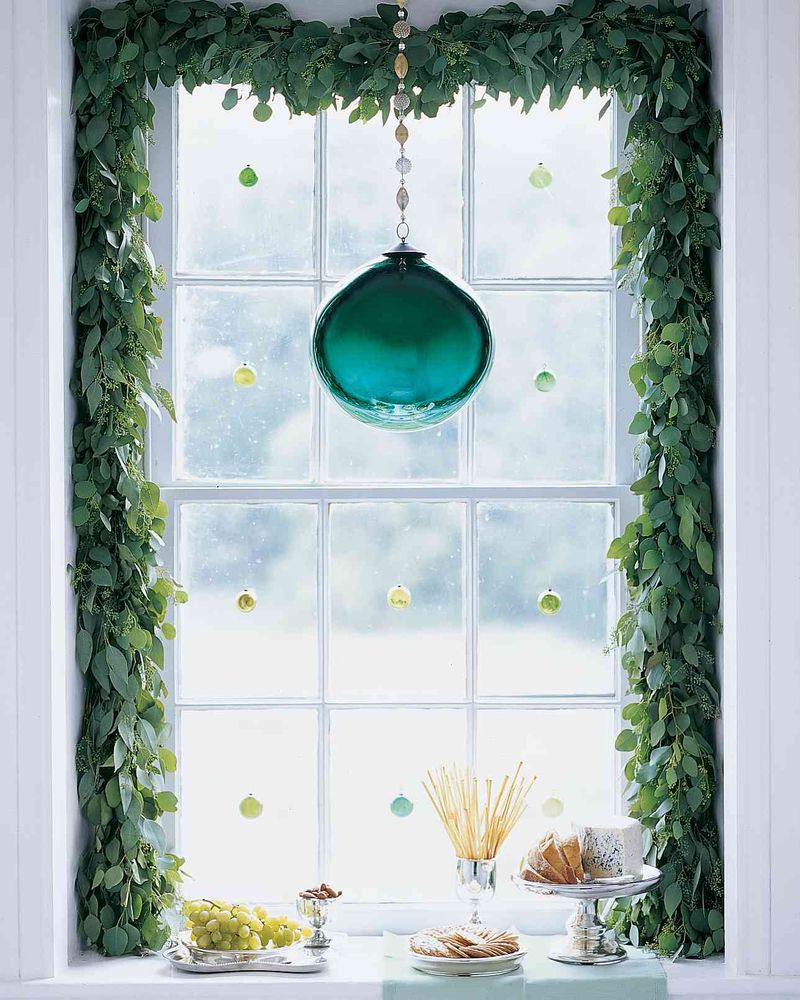 Around window frames