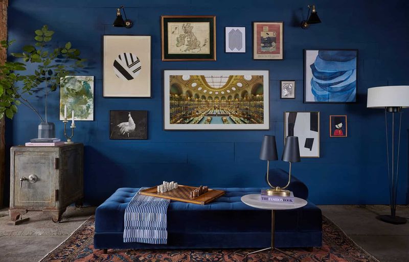 Anchor the wall with a central, larger piece