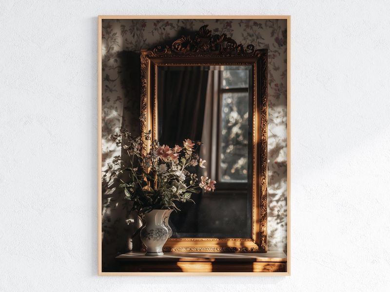 Style With Vintage Mirrors And Artwork