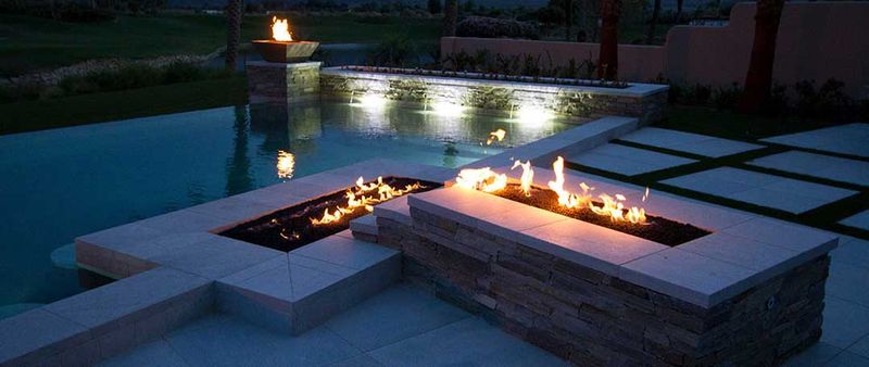 Statement Fire-and-Water Features