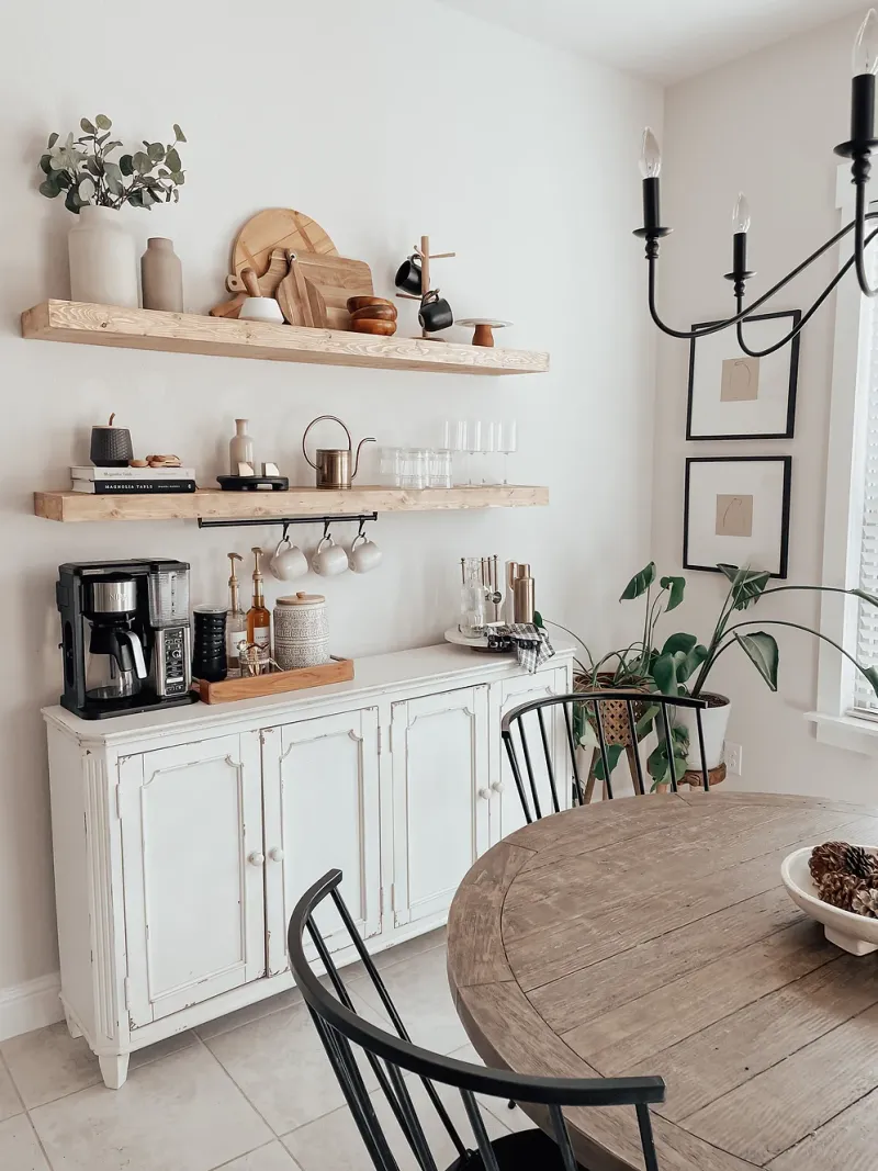 Breakfast Nook Coffee Station