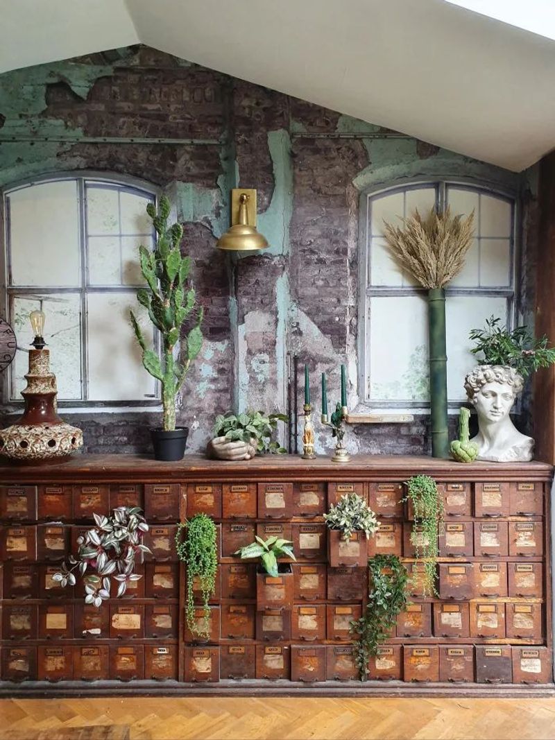 Vintage Apothecary Cabinet