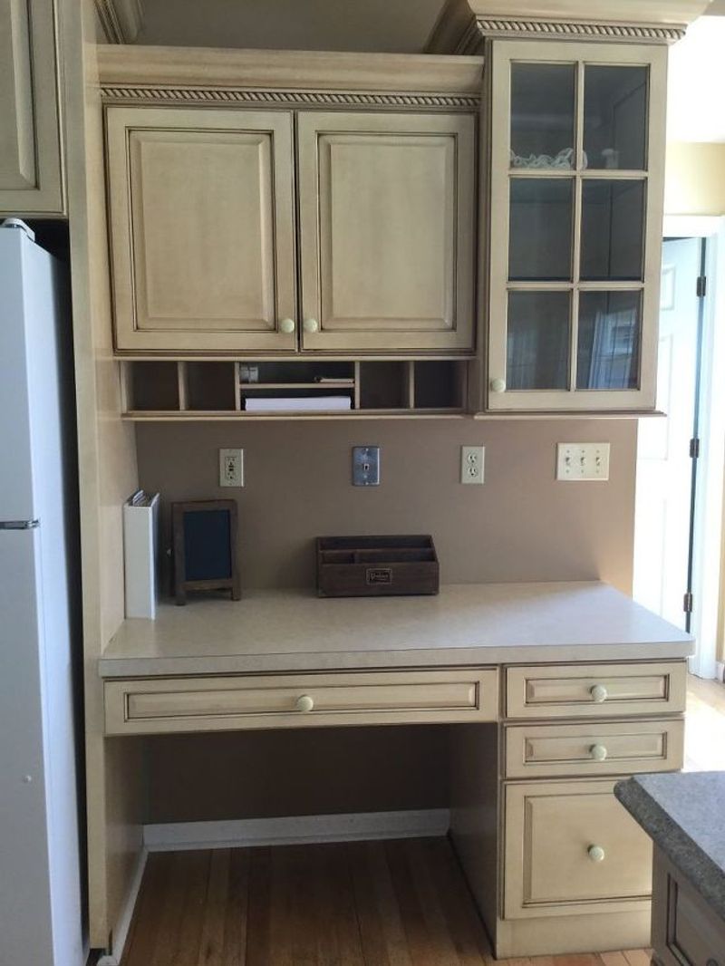 Built-in Desks in Kitchens