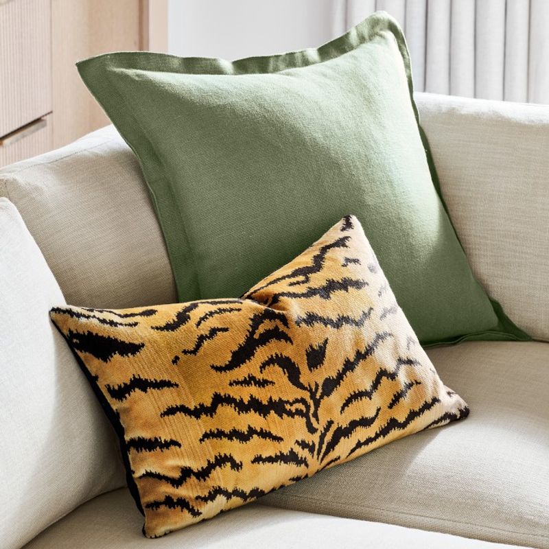 Designer throw pillows