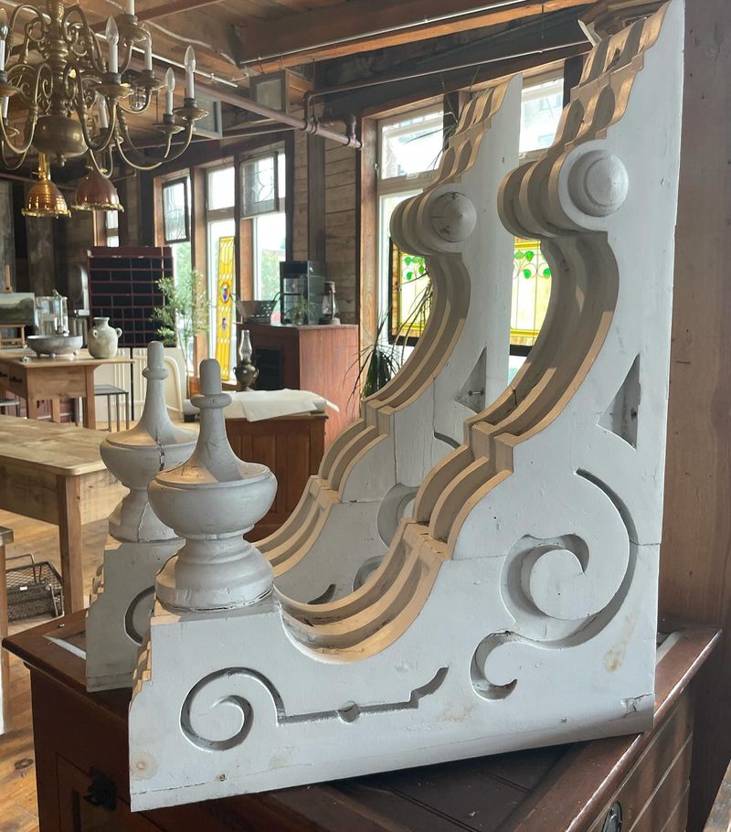 Carved Wooden Corbels