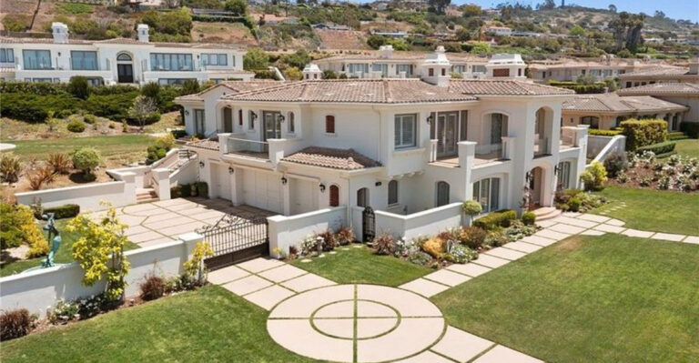 Inside This $6.6M Mediterranean Estate In Rancho Palos Verdes With Luxe Interiors