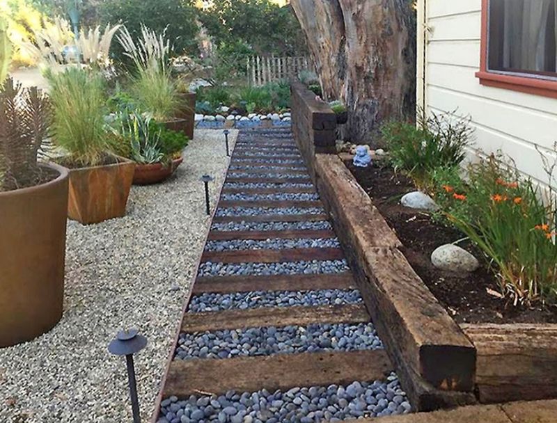 Create Raised Beds With Railroad Ties