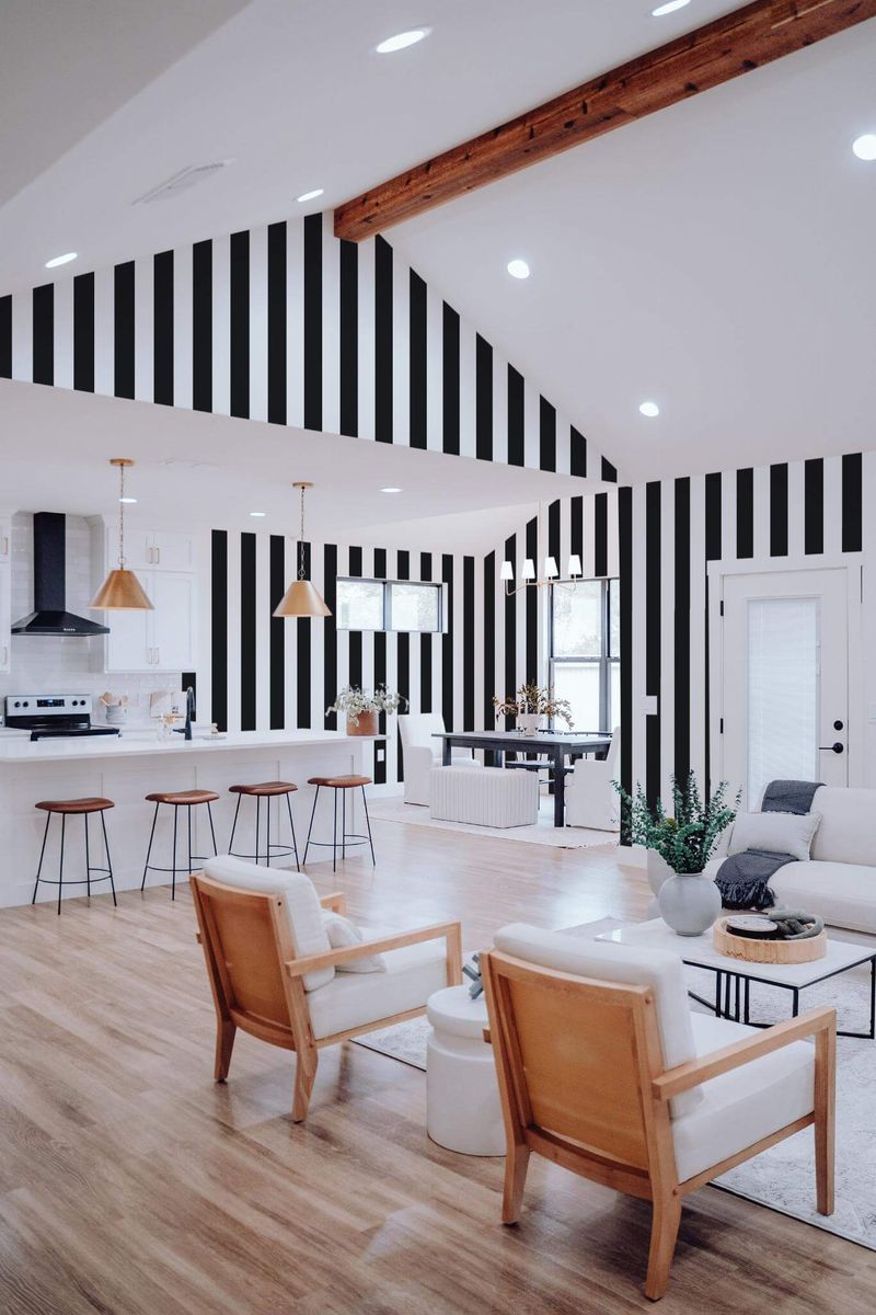 Use Vertical Stripes Or Patterns