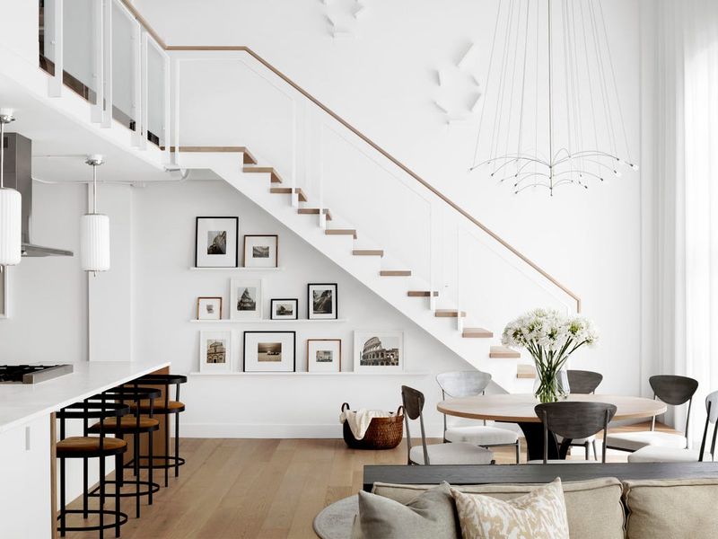 Add A Gallery Wall That Climbs The Wall