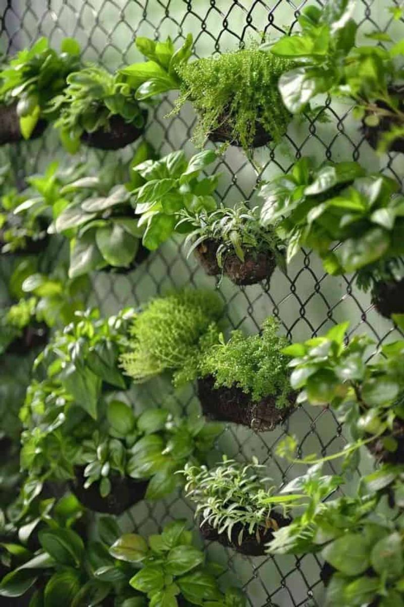 Attach Vertical Garden Pockets For Herbs