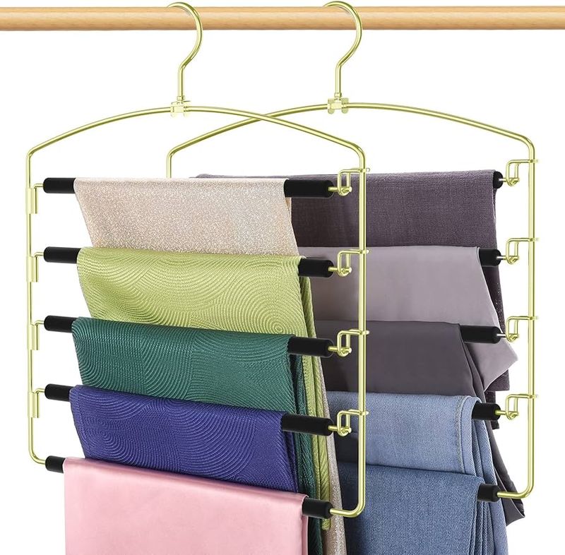 Use Multi-Tiered Hangers