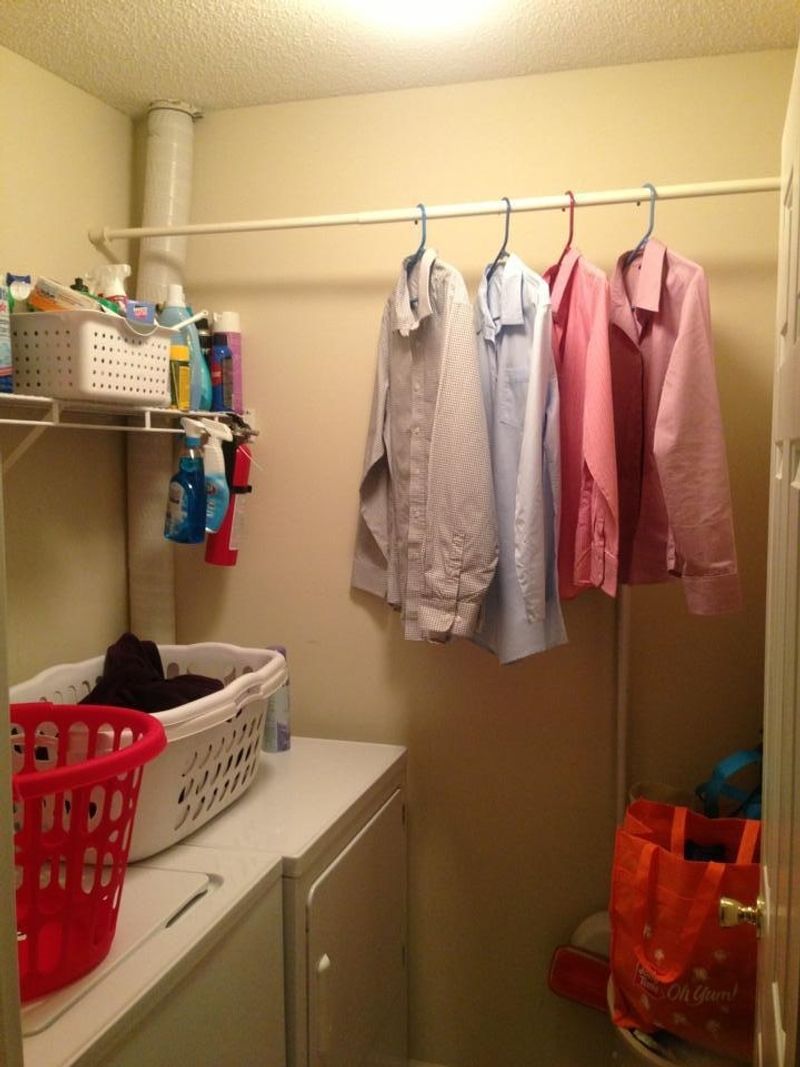 Use Tension Rods For Extra Hanging