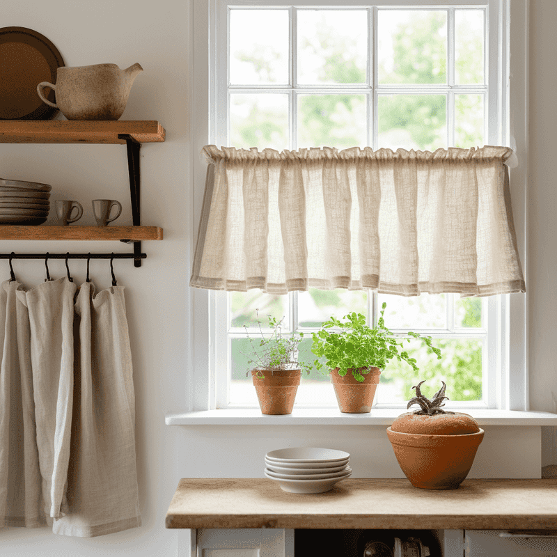 Add Charming Window Treatments