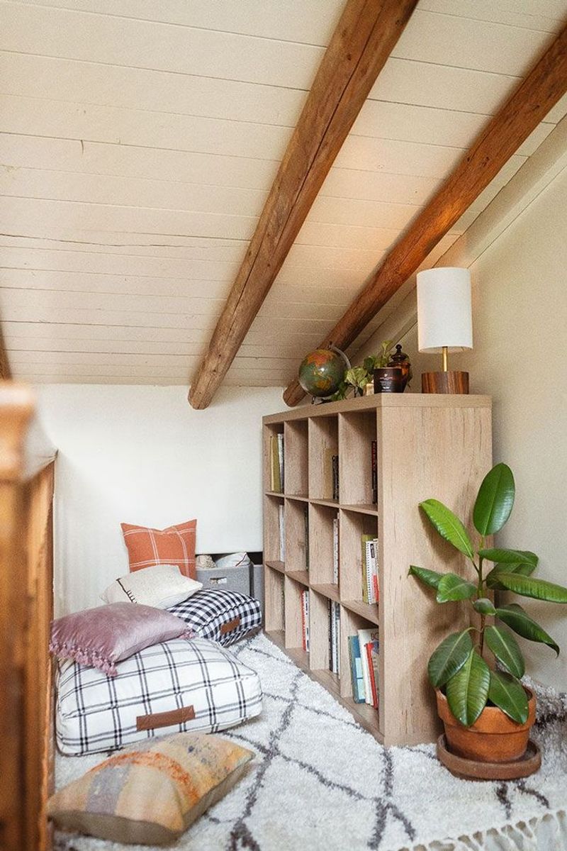 Create A Reading Nook In The Lowest Corner