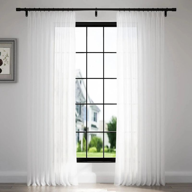 Hang Sheer Curtains For Soft Screening