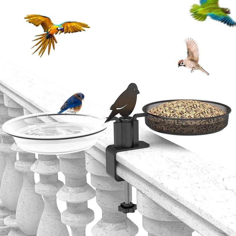 Hang a Balcony Birdfeeder