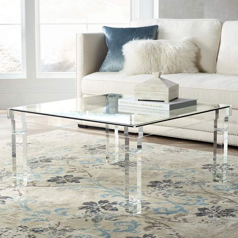 Use Glass or Acrylic for a Light Look